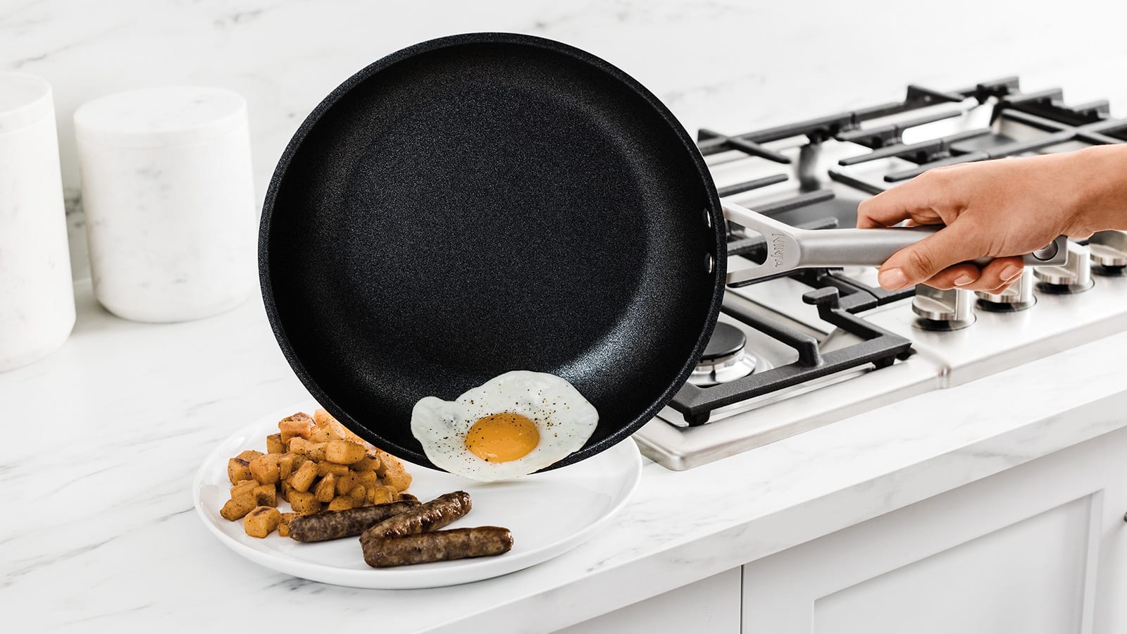 Ninja ZEROSTICK Stainless Steel 30cm Frying Pan Ninja